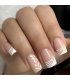 NA087 -  White Multi-Stripes Nails
